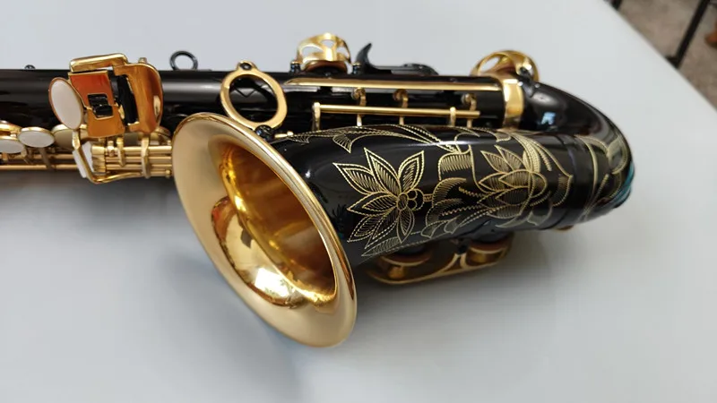 العلامة التجارية اليابانية YAS-82Z ألتو الساكسفون الأسود الإلكتروني آلة موسيقية مسطحة المهنية مستوى اللعب مع الملحقات هدية #2