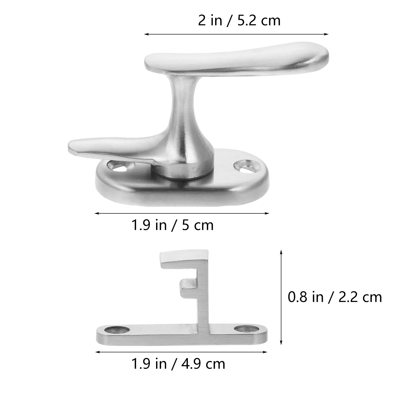 1 قطعة البراغي الصلب قفل لباب نافذة نافذة الأمن الشريحة الترباس باب الحظيرة سلامة انزلاق بوابة مزلاج الشريحة الترباس بوابة مزلاج #2