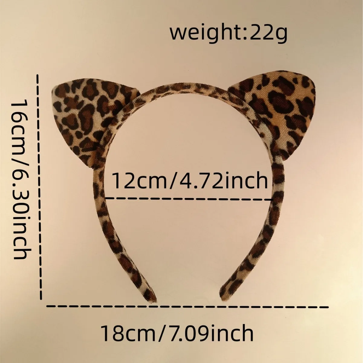 New leopard print cute cat ear hairband super cute sweet face wash hairpin cute headband headwear