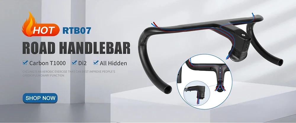 Fire Spider Bike Carbon T1000 Road Handlebar 380/400/420/440mm