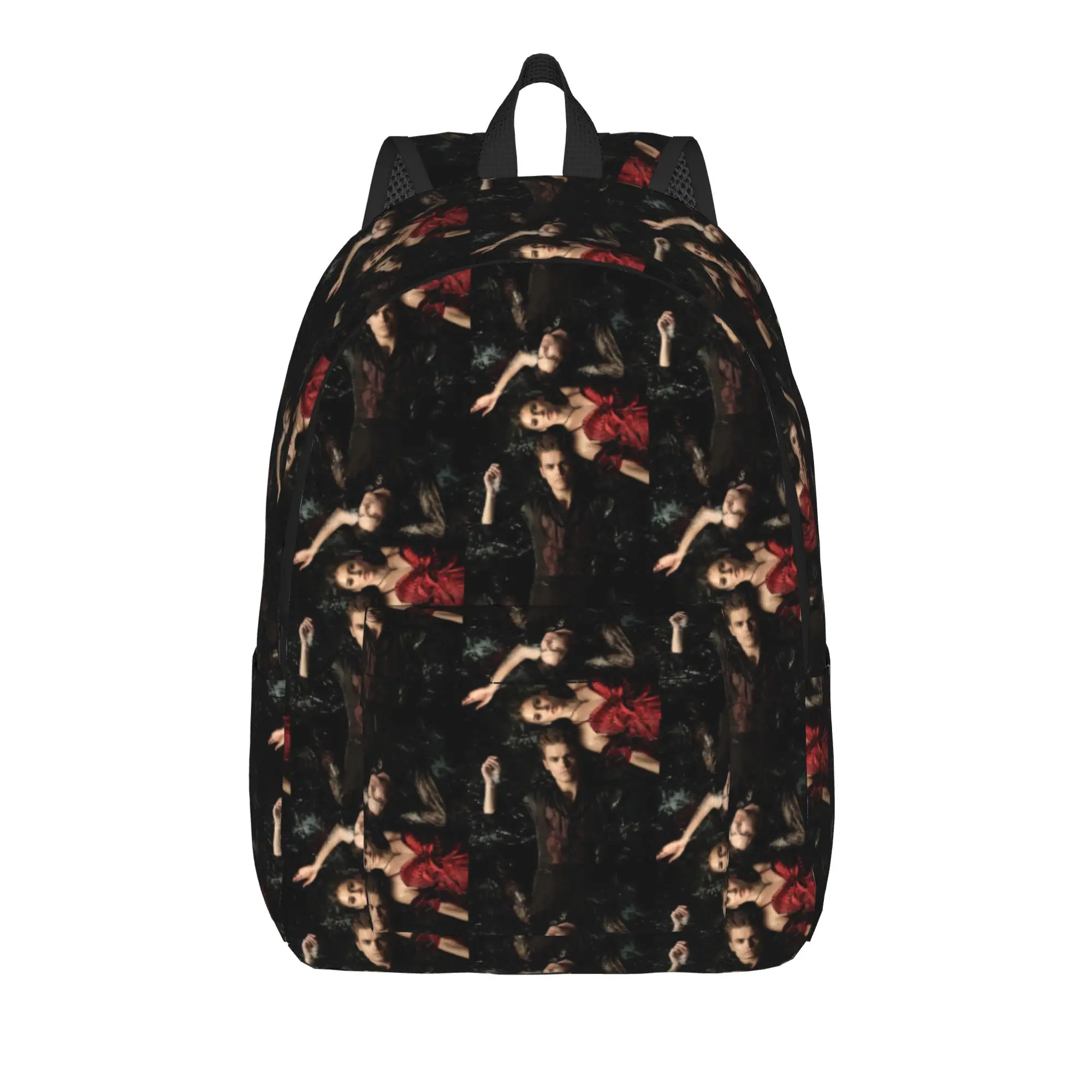 The Vampire Diaries Resuable Movie Backpack Damon Salvatore Fun Backpacks Boy Girl Cycling Big High School Bags Design Rucksack