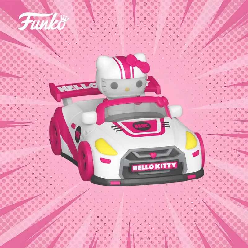

Funko Pop Sanrio Hello Kitty Racing Car Mini Figure Collectible Toy Gift