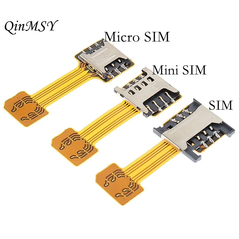 Hybrid Dual SIM Card Adapter Micro SD Nano Sim Extension for Xiaomi Redmi Samsung Huawei - Double SIM Card Solution
