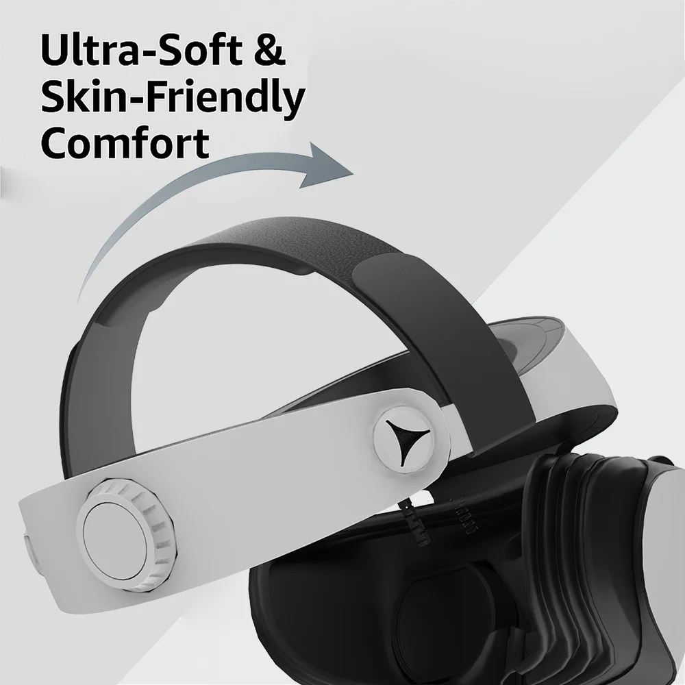Decompression Head Strap for Steam Frame VR Series, Comfort Weight Balancing Strap for VR Headset