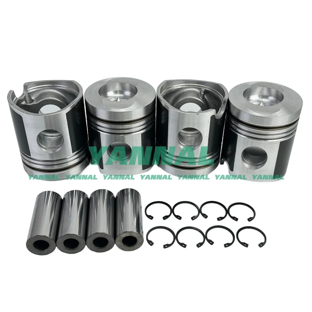 4PCS BF4L913 Piston Kit 4151131 For Deutz Excavator Engine Parts