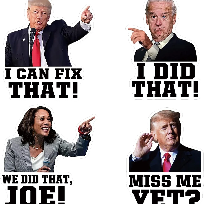 Car Stickers I Did That Biden Stickers I Can Fix That Trump Stickers Funny Sticker of Joe Biden and Donald Trump Auto Stickers