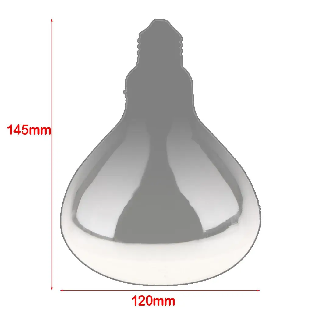 Infrared Heating Bulb Glass Basking Lamp Reptile Heat Emitter for Animal Breeding Pet Supplies