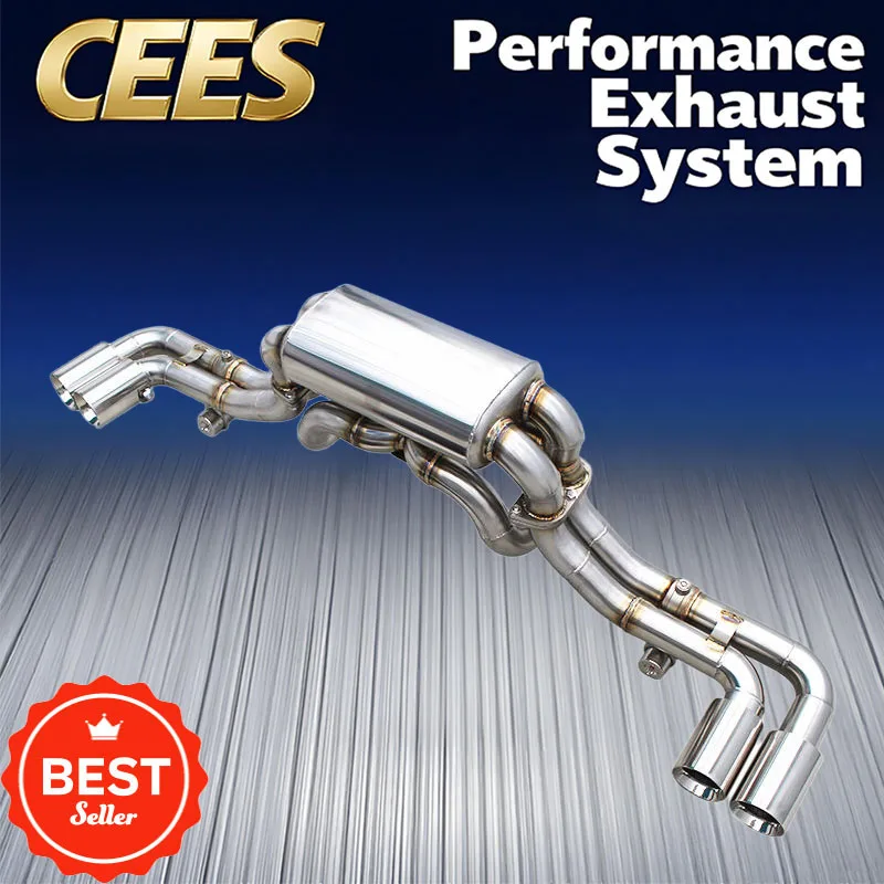 

CEES Valved Exhaust System for Ferrari F430 Spider/Coupe 4.3L 2005-2009 Stainless Steel Exhaust Pipe with Remote Control