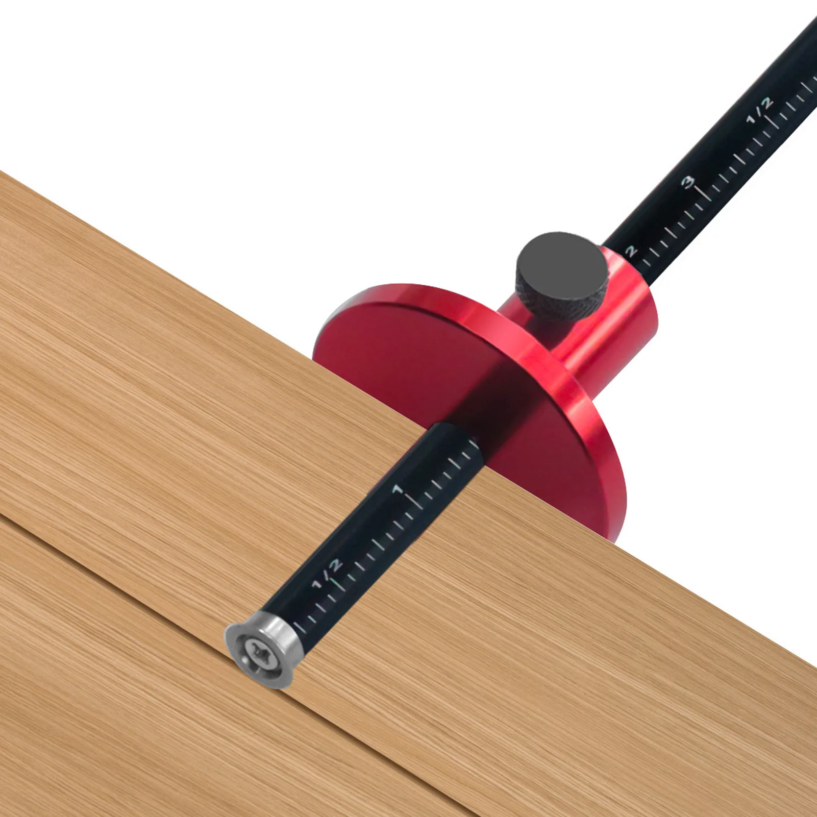 European Style Wheel Marking Gauge Adjustment Knob Metric And Inch Scales Woodworking Scriber for DIY Projects Furniture Repair