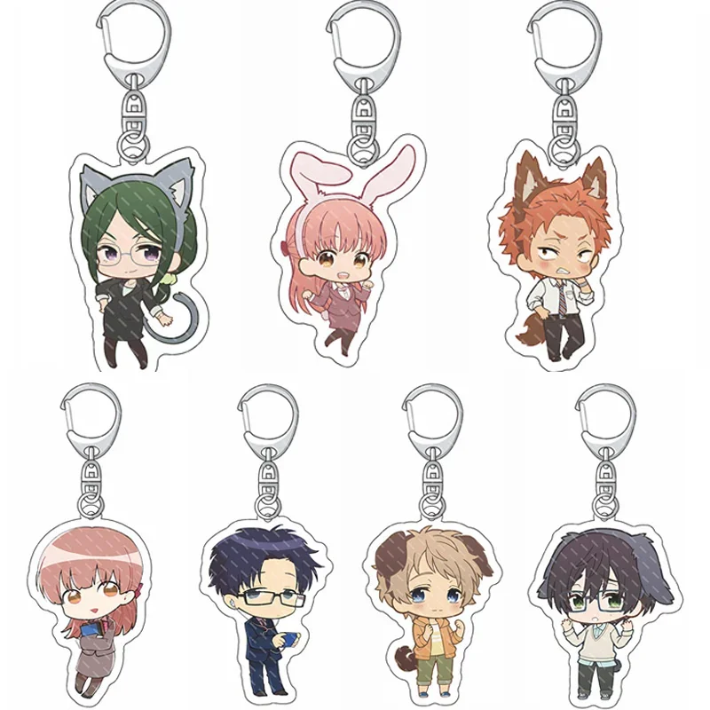 Брелок для ключей с рисунком аниме Love Is Hard для Otaku, акриловая фигурка момомоза наруми, нифудзи, хиротака, подвеска для автомобиля, брелок для ключей, подарки, сувенир
