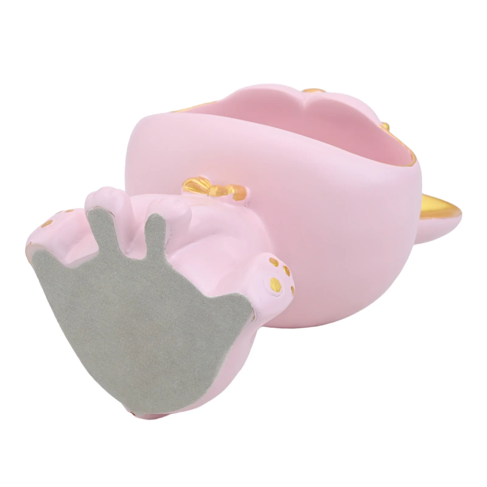 Lucky Cat Statue Decoration Resin Big Mouths Cat Statue Creative Laughing Cat Key Box Cute Desktop Storage Accessories