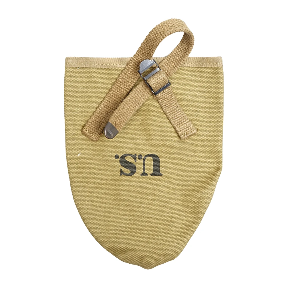 WW2 US AIRBORNE M1910 T-HANDLE SHOVEL OUTDOORS TOOL WITH COVER 47CM