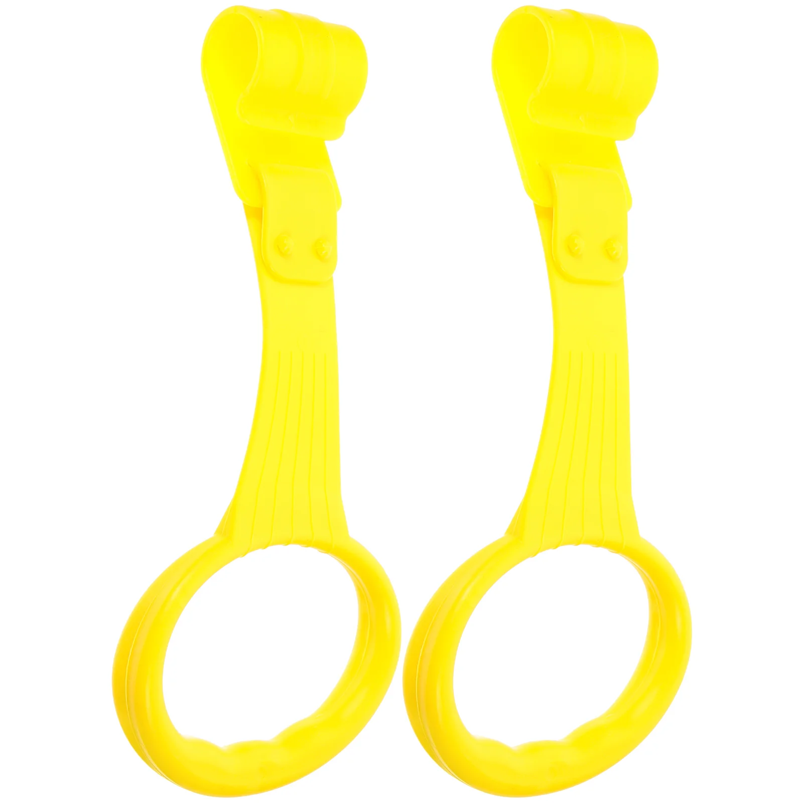 1Pair Baby Bed Pull Rings Infant Crib Hanging Rings for Walking Exercise Sturdy Portable Lightweight Easy to Grasp