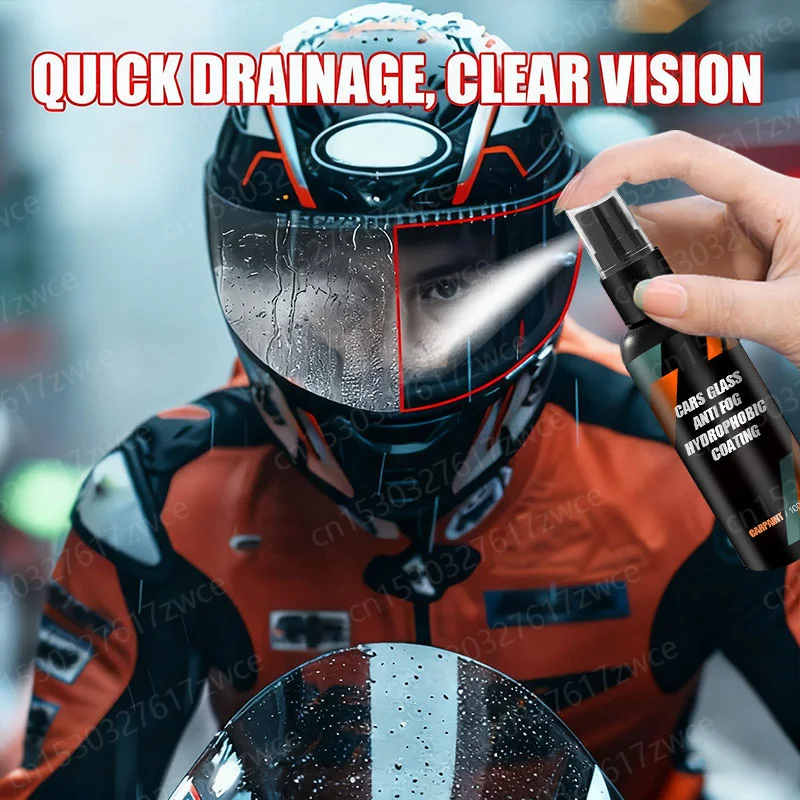

Motorcycle Glass Anti-rain For Car Water Repellent Fortify Dashboard Rearview Mirror Hydrophobic Coating Enhanced Visibility Spr