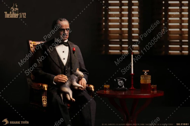 SHARK TOYS 1/12 Men Soldier Vito Corleone Mafia leader Western Style Clothes Full Set 6inch Action Figure Collectible Toys Gifts