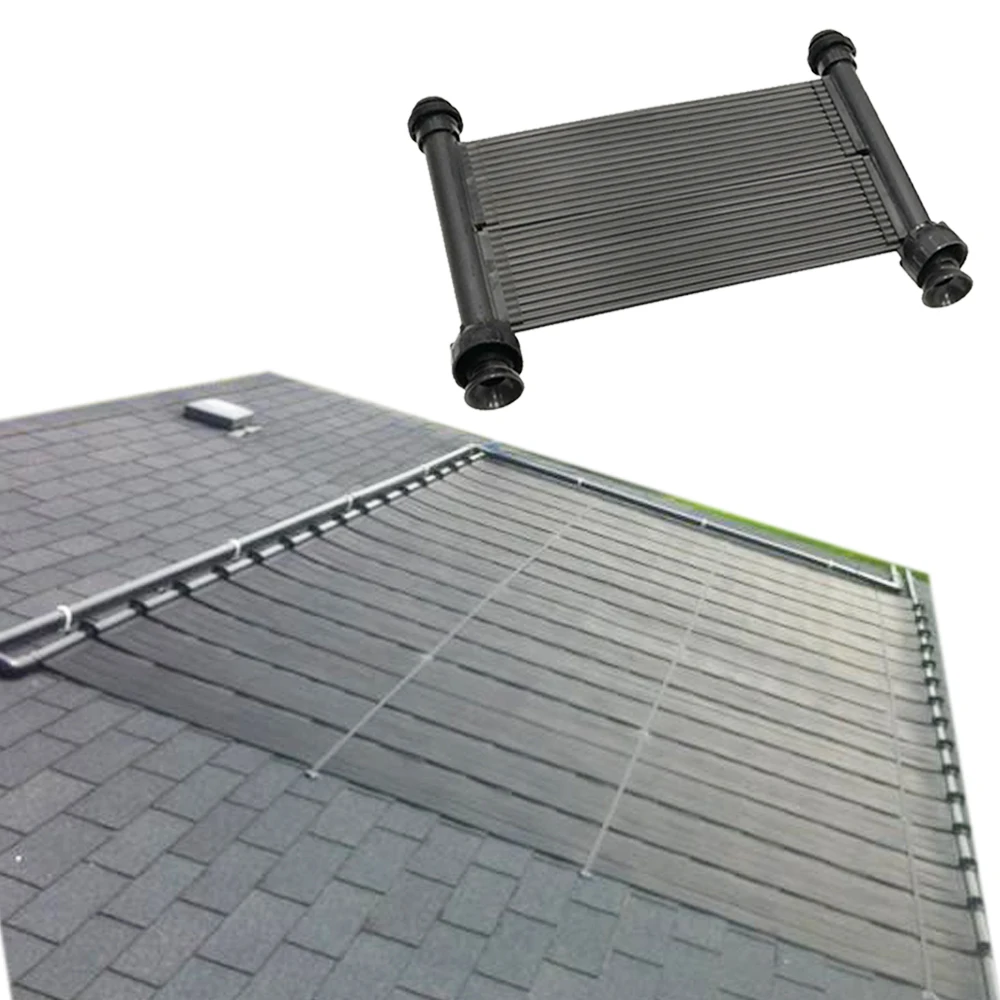 

【Hot】Factory Offer UV Resistant Black PP Solar Collector Swimming Pool Solar Water Heater
