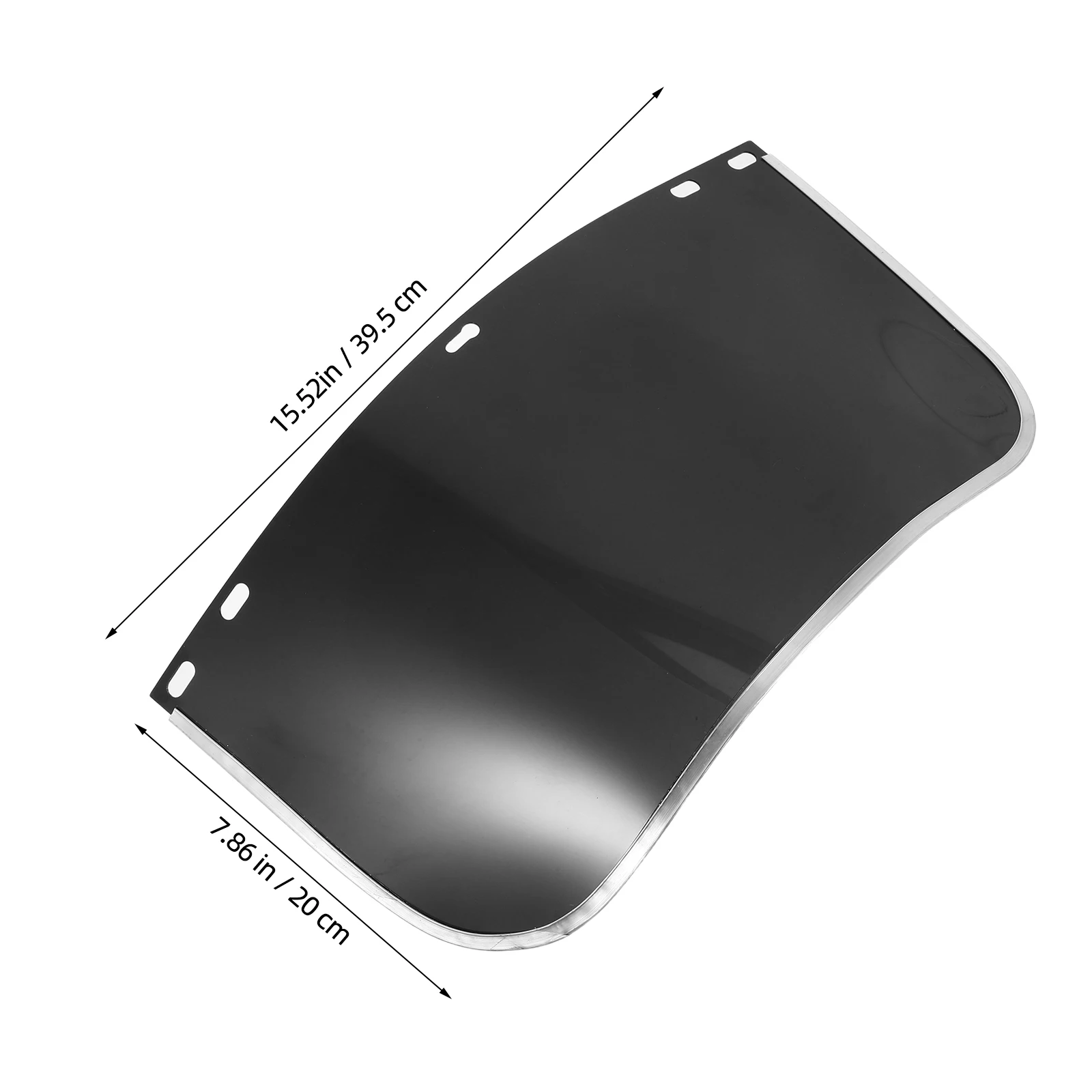 2개입 용접용 두꺼운 PC PVC 중량급 안전 바이저 충격 저항 스플래시 보호용 하드 헬멧 건설용