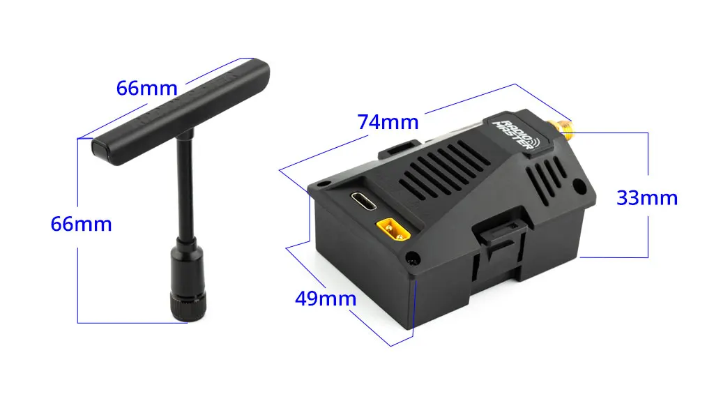 RadioMaster Ranger Micro 2,4 GHz ELRS-Modul für Boxer TX16S TX12 MKII – Detail 7