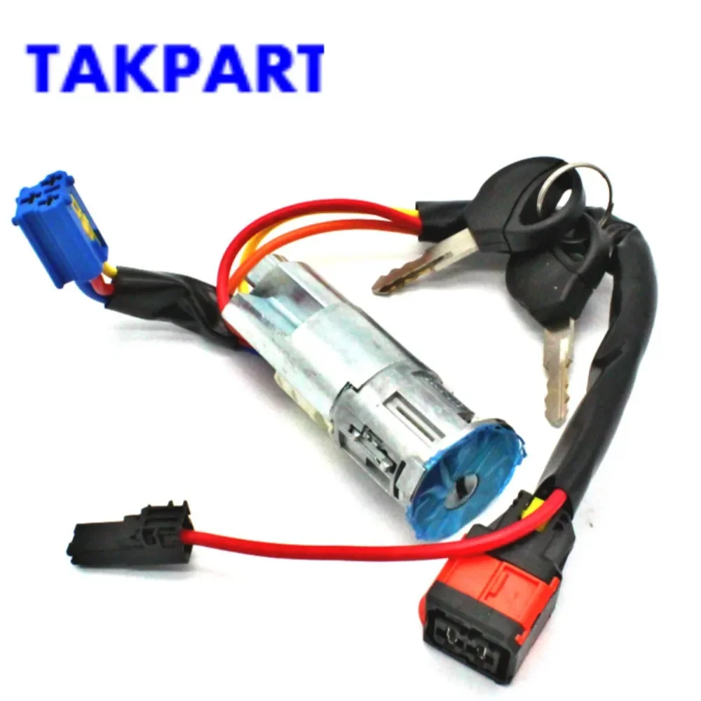 TAKPART Ignition Starter Barrel Lock - for Citroen Xsara Picasso Peugeot 206 1998-2010, 4162P0 992712