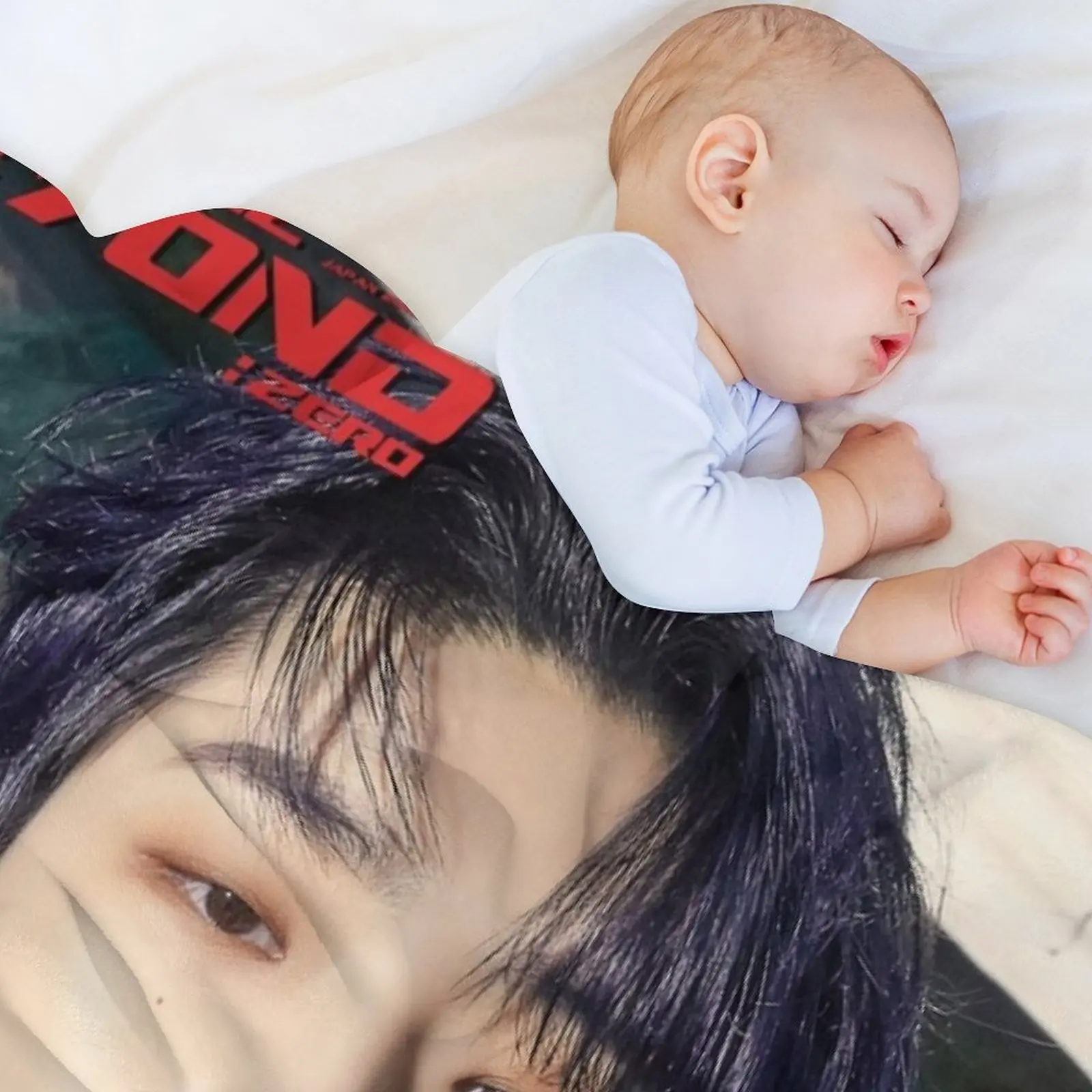 Ateez Mingi Throw Blanket Personalized Gift warm for winter Blankets