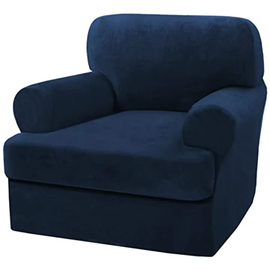

Cover Pcs T Slipcovers Thick Velvet Couch Cover Furniture Protector Stretch T Covers for Couch with Individual T Covers