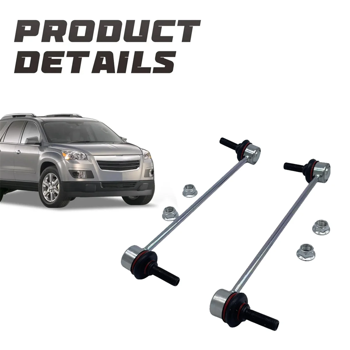 2Pcs K750382 Front Sway Bar Links for Dodge Journey 2009-2020 Front Stabilizer Balance Rod Connection Rod