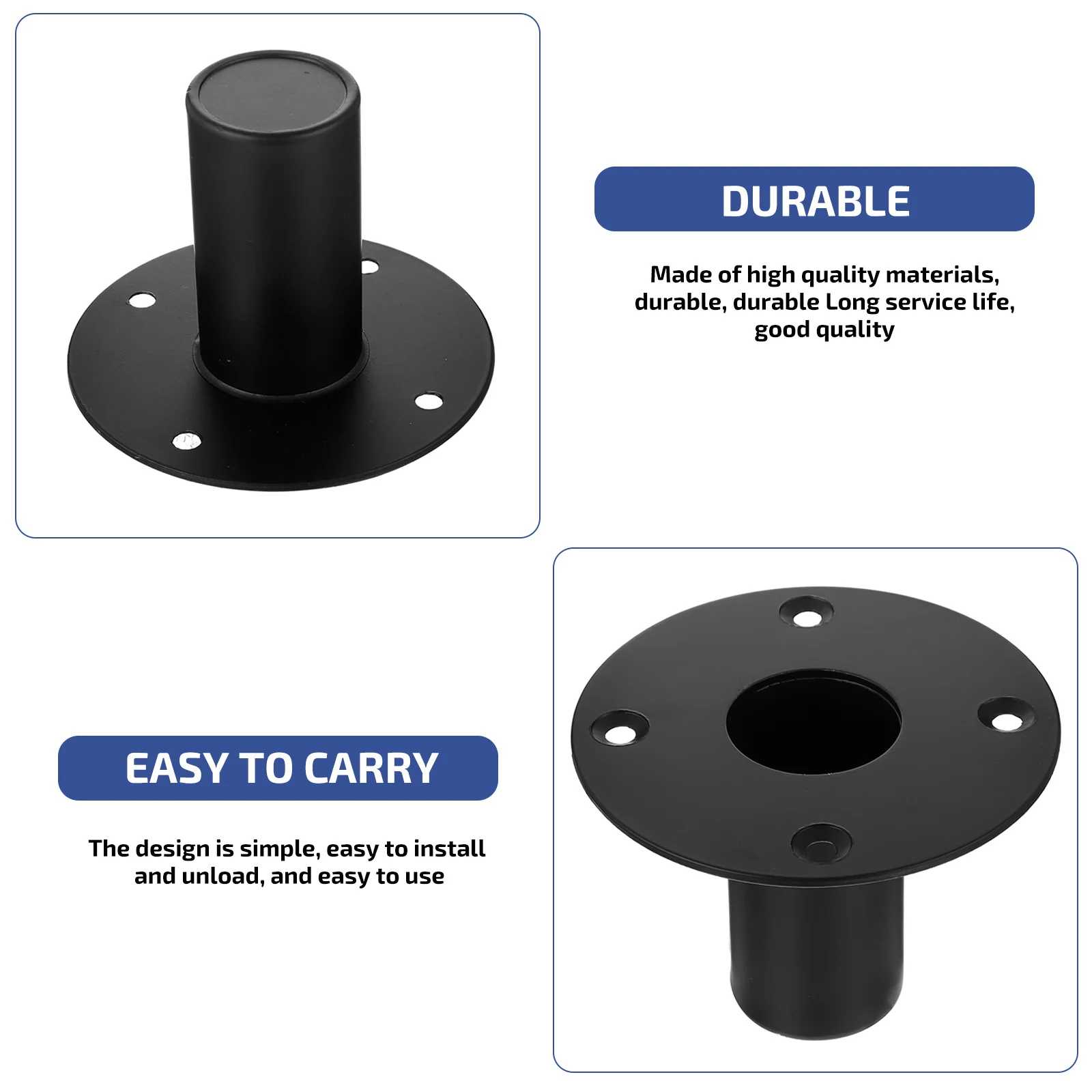 

1 pc Iron Base Strong Load Capacity For Party Event Speaker Cabinet Pole Mount Performance Metal Speaker Stand Bracket