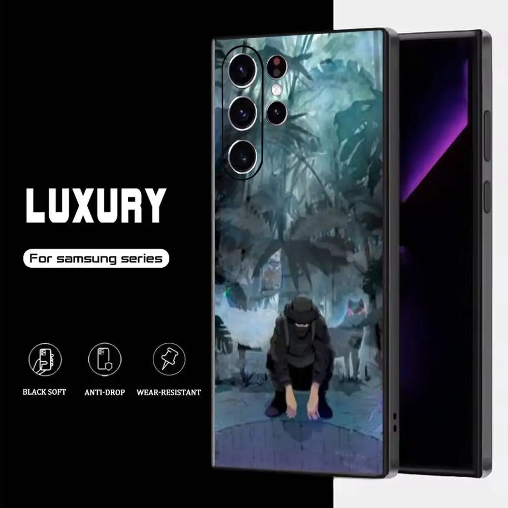 Rapper B-BENY JR Phone Case For Samsung S25,S24,S23,S22,S21,S20,S10,Ultra,Plus,Lite,FE,Soft Silicone Black Cover