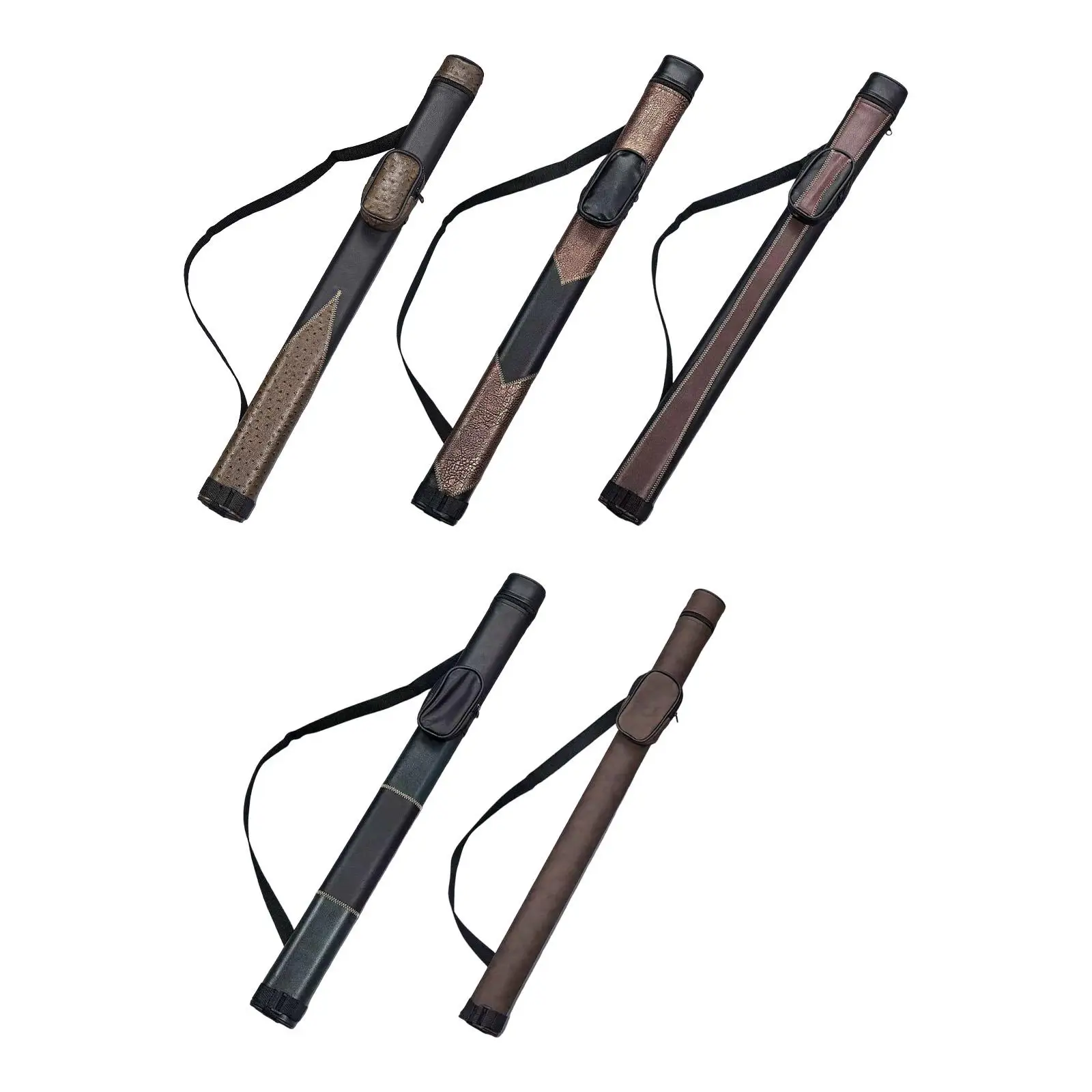 

Профессиональный чехол для бильярдного кия, кожаный органайзер из ПВХ, переноска для хранения аксессуаров для бильярдного стола и путешествий