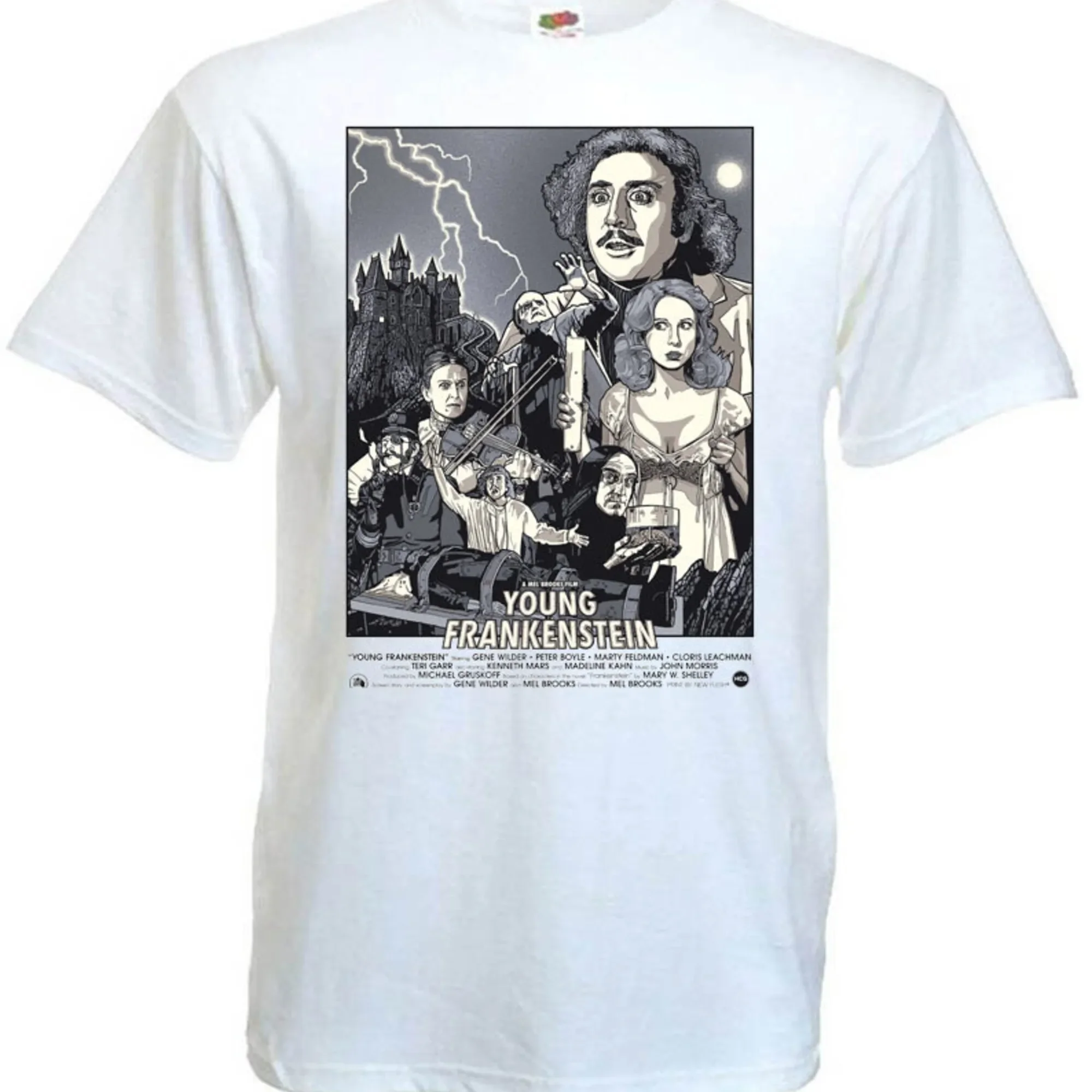 Young Frankenstein V8 T Shirt Movie Poster All Sizes S 5Xl Men'S 100 Cotton