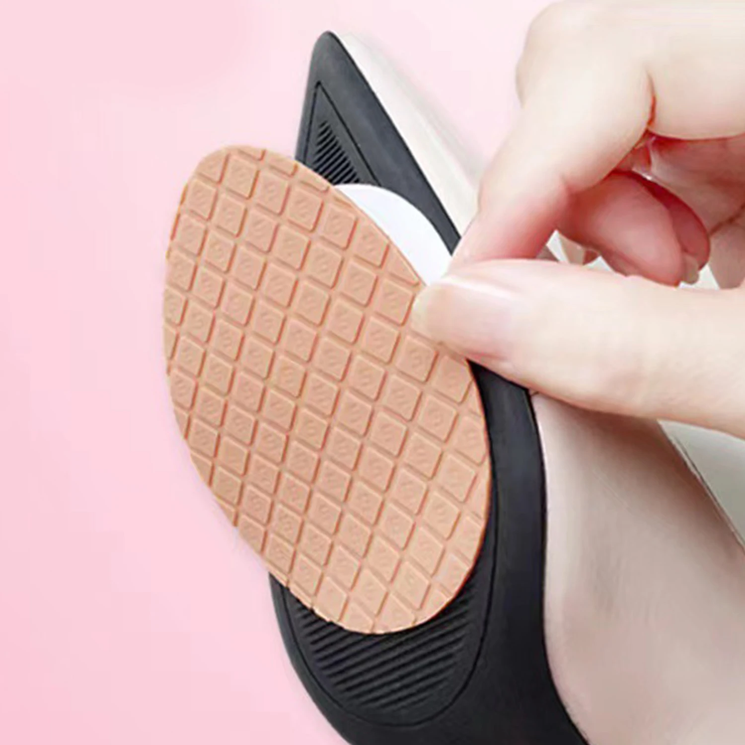 Black Anti-slip Shoe Sole Protector High Heel Sandal Wear-resistant Outsole Pad Rubber Sneakers Shoes Bottom Stickers