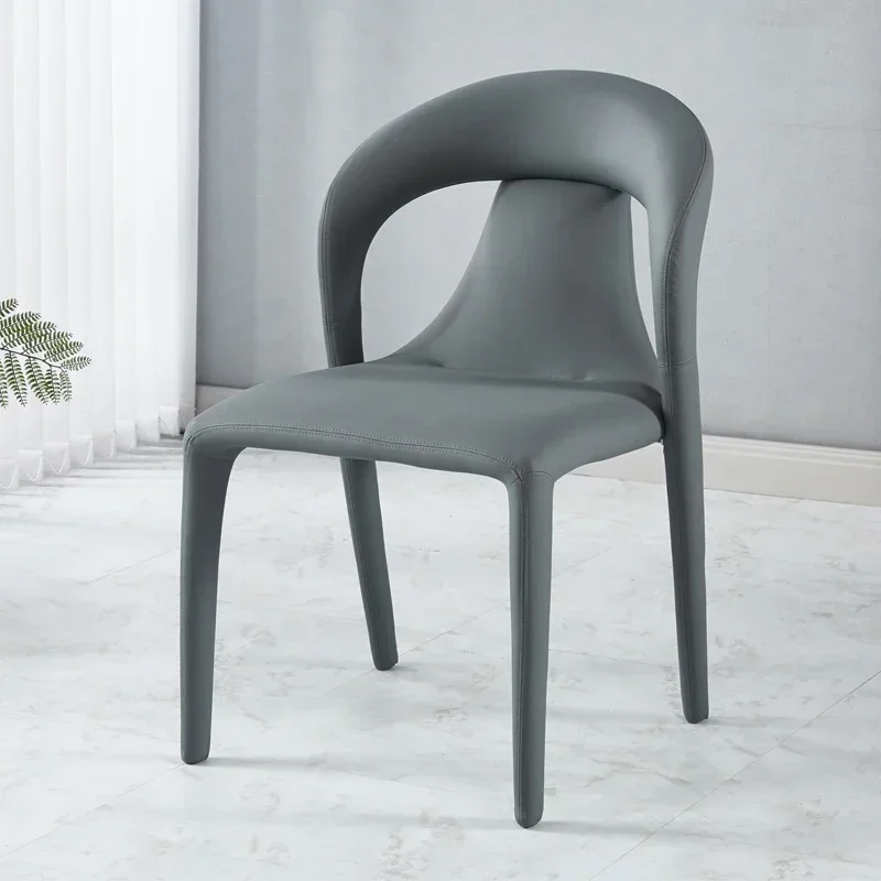 Sedia da pranzo moderna di lusso sedie da comò avanzate trucco singolo mobili da camera da letto cucina da giardino terrazza Stoelen leggero