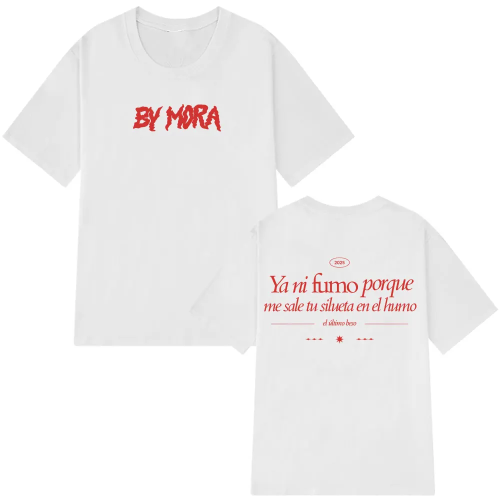 المغني مورا – EL ULTIMO BESO موضة الجرافيك تي شيرت الرجال النساء Harajuku الملابس تي شيرت قصيرة الأكمام القطن تي شيرت غير رسمي #3