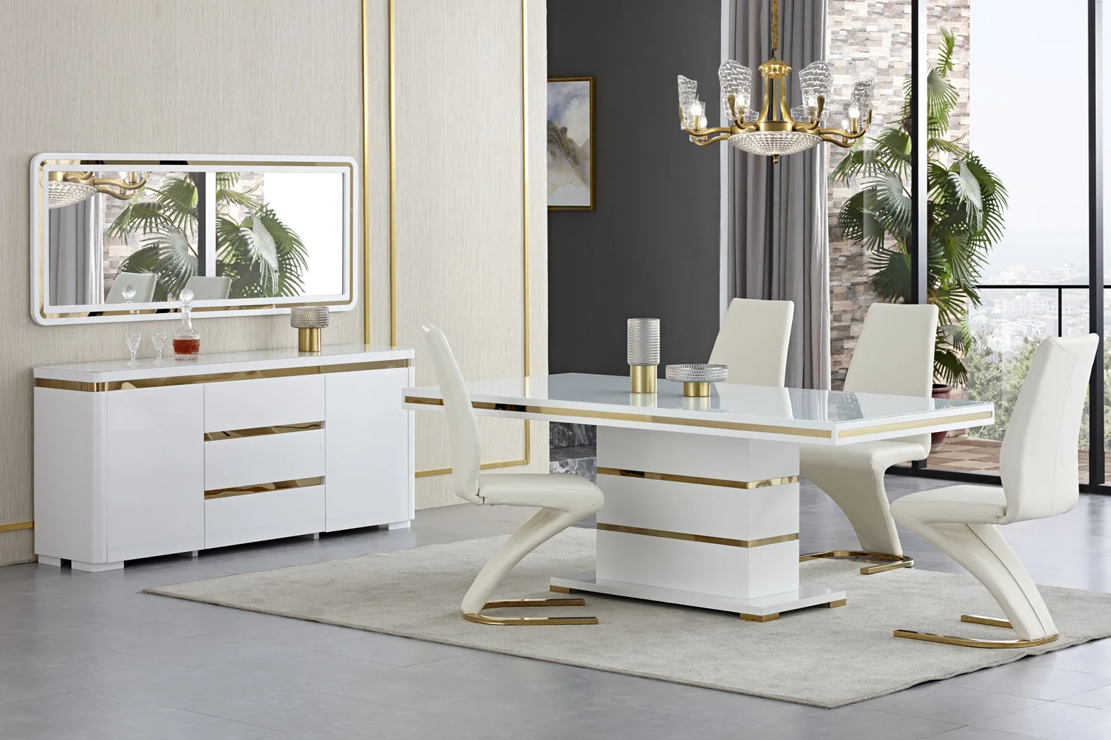 オーク材の狭いカフェチェアとテーブル,長いパティオセット,リビングルーム,伝統的なルームスイート,豪華なテーブル,150cm,6,7