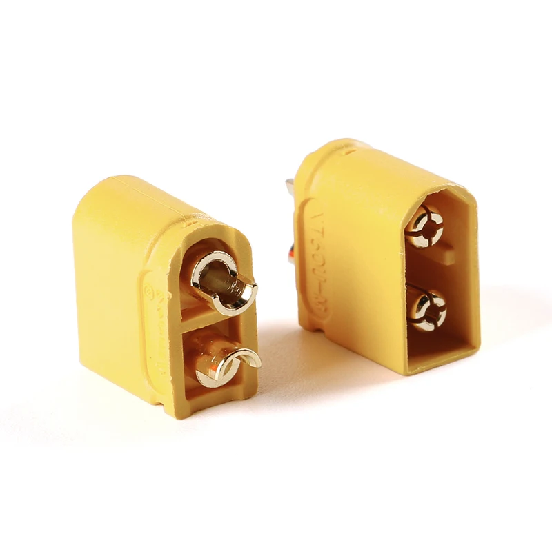 2PCS Amass XT60U Male&Female Bullet Connectors Plug With 3.5mm Gold Plated Banana For Lipo Battery RC Car Quadcopter Airplane