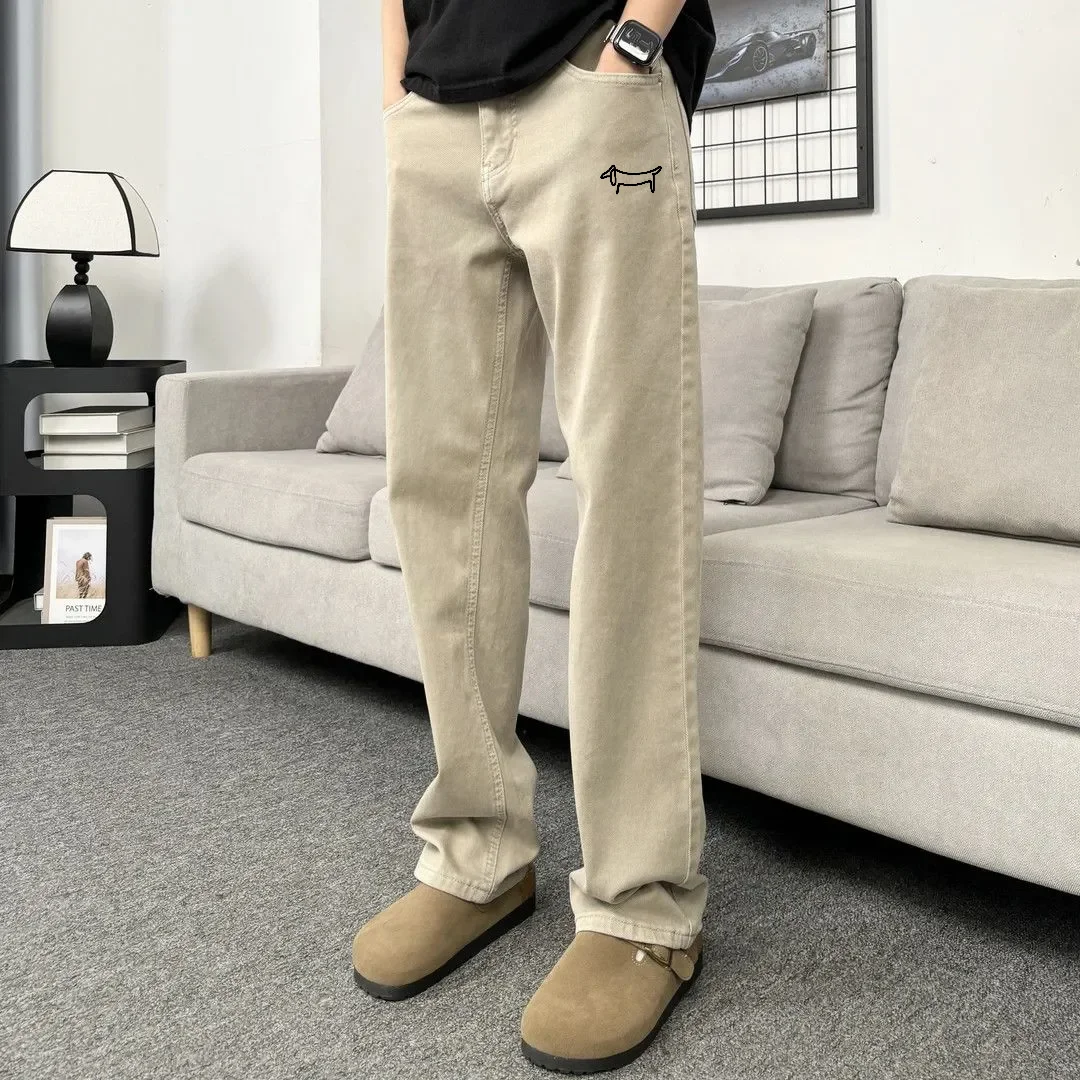 고품질 남성 골프 로고 스트레이트 청바지 여름 새로운 - Summer Golf Clothing 리뷰 및 가격
