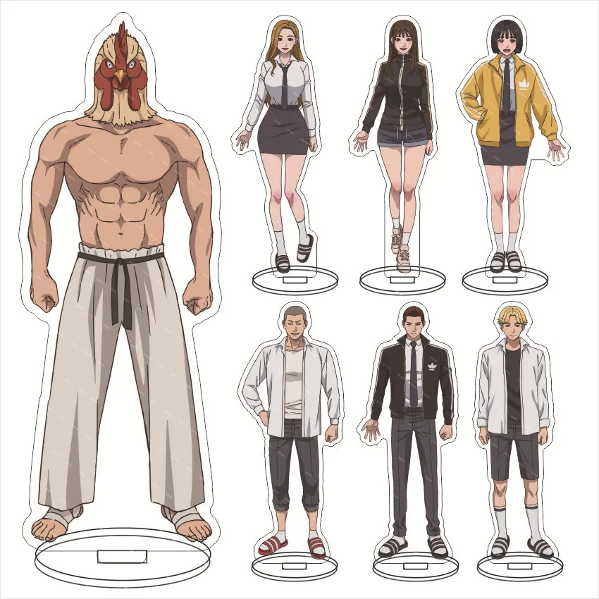 

Anime Kenka Dokugaku Viral Hit カネゴン Acrylic Stand Display Figure Cosplay Charm Cartoon Desktop Model Plate Decor Otaku Xmas Gift