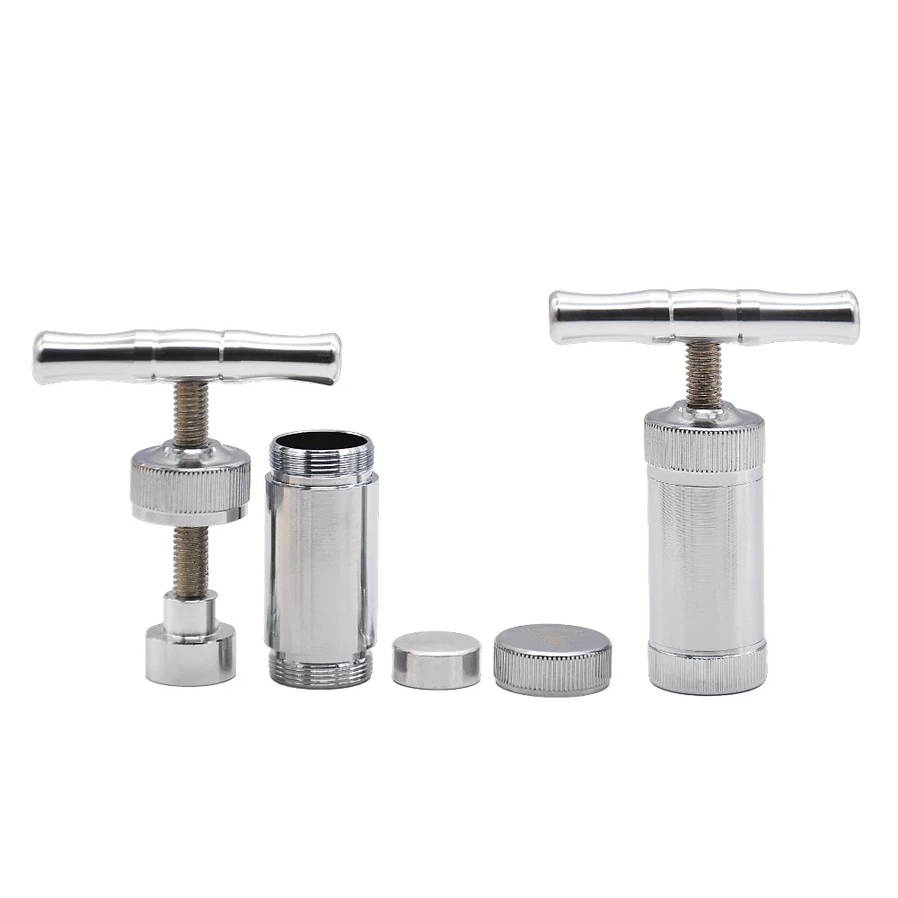 mini aluminum alloy portable cigar tobacco T bar compreeor press herb grinder crusher pouncher smoking accessories tools