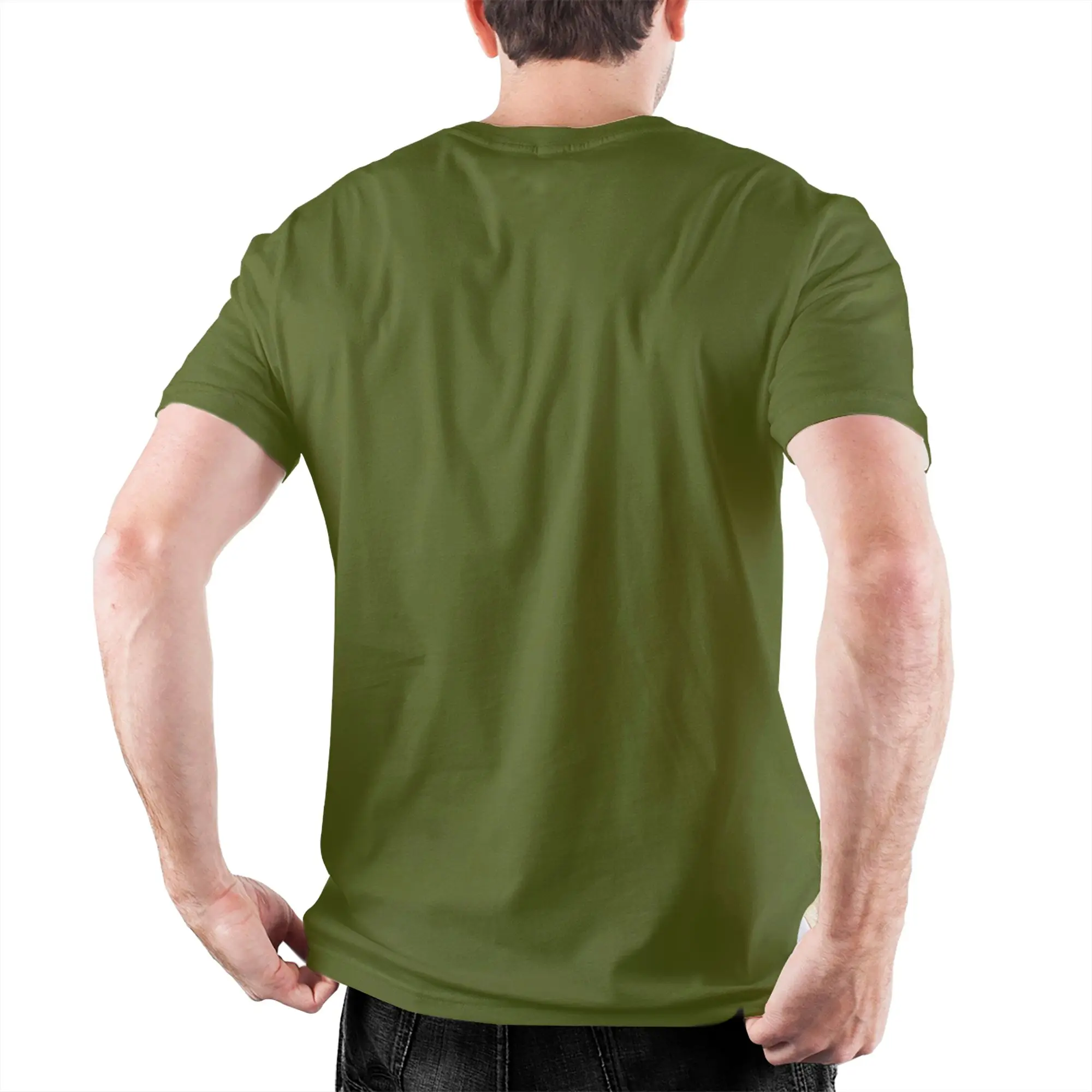 Green helmet Power Rangers  T Shirt Men Women's Pure Cotton Fashion T-Shirts Crewneck  Tees Short Sleeve Clothing Plus Size view 4