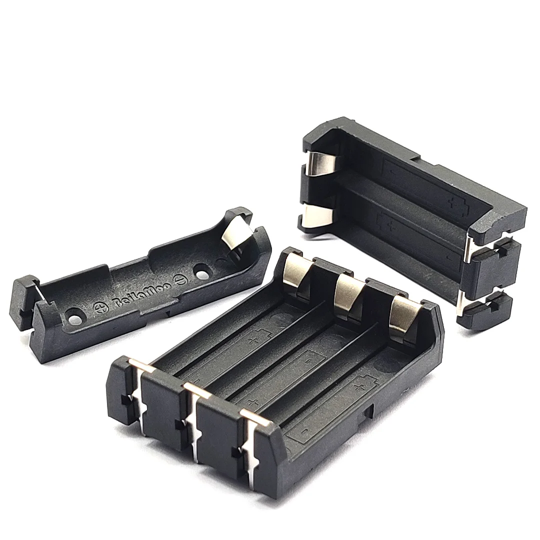 1/2/3 Slot AA Battery Box THM AA Battery Holder PCB THM Fireproof Battery Box 14500 Battery Box With Pins