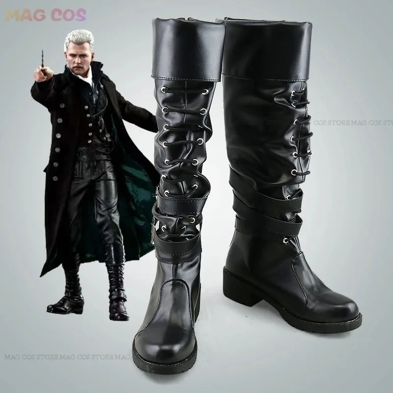 

DY2025Beasts Gellert Grindelwald Cosplay Trench Coat Halloween Costume Gellert Grindelwald Cosplay Fantastic Full Set Adult Hal