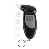 Professional Breath Alcohol Tester High Accuracy Portable Breathalyzer Digital Alcohol Detector for Personal Use LCD Display and