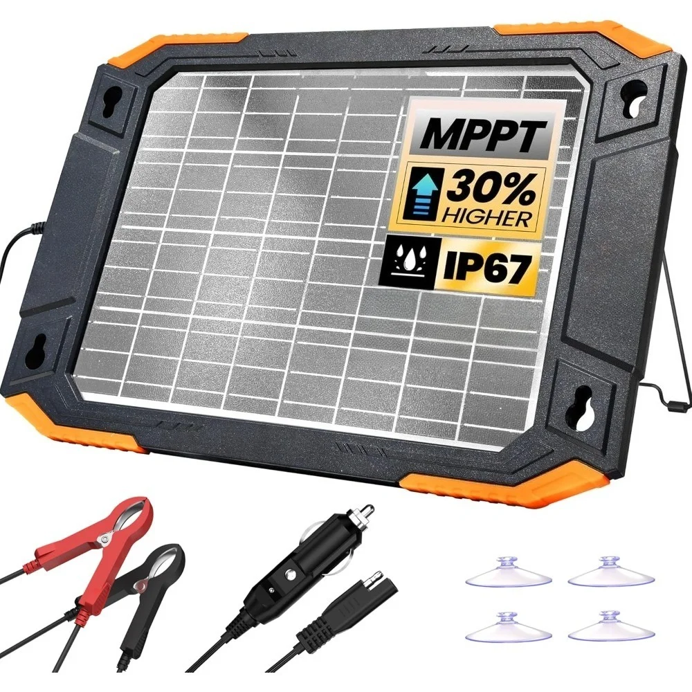 12V Solar Battery C…