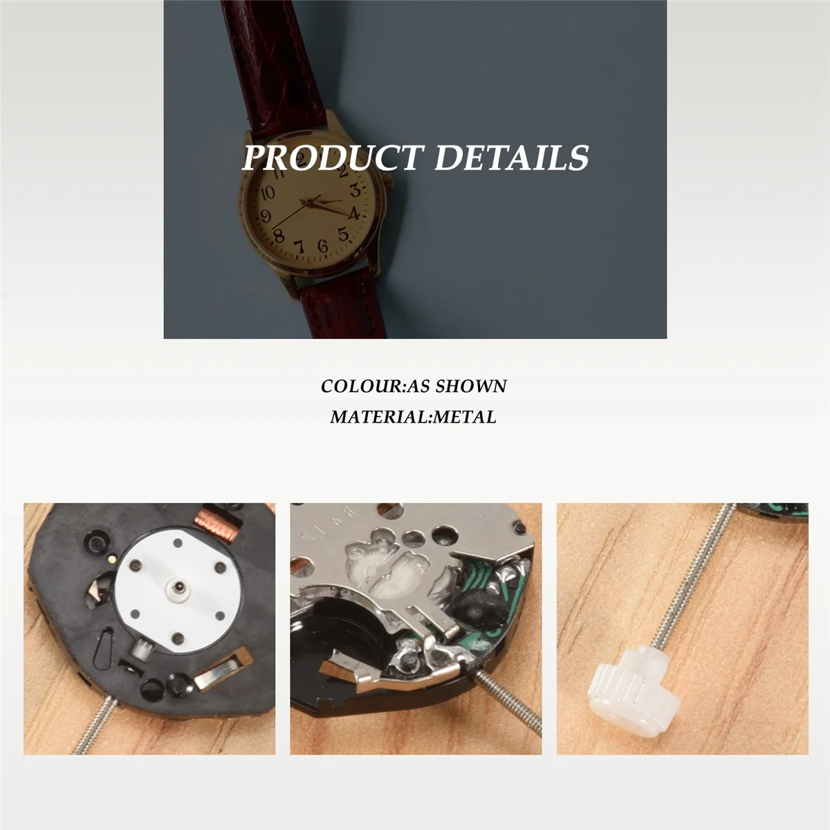 クォーツ時計ムーブメントの交換,時計職人の修理ツール,時計部品,高品質のアクセサリー,sl68,5個