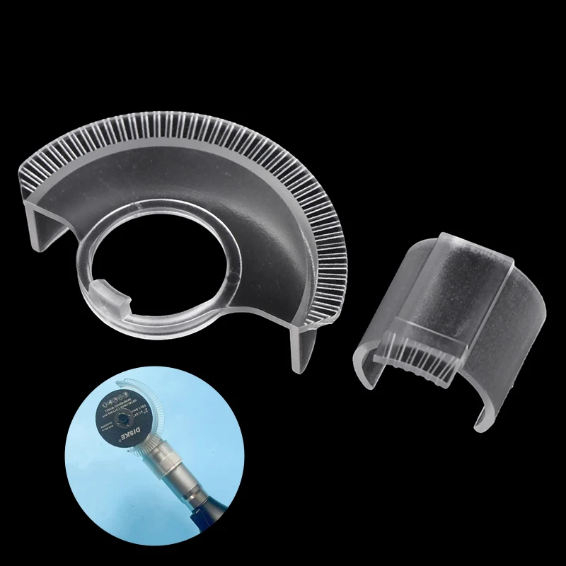 Transparent Guard Cover – For 90° Micro Angle Grinder Elbow Chuck & Polishing Accessory