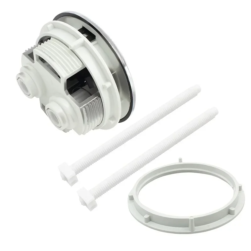 Hot Sell 5Pc Set Universal Round Dual Push Toilet Flush Valve Buttons 38mm/48mm/58mm Home Bathroom Repair Parts Practic