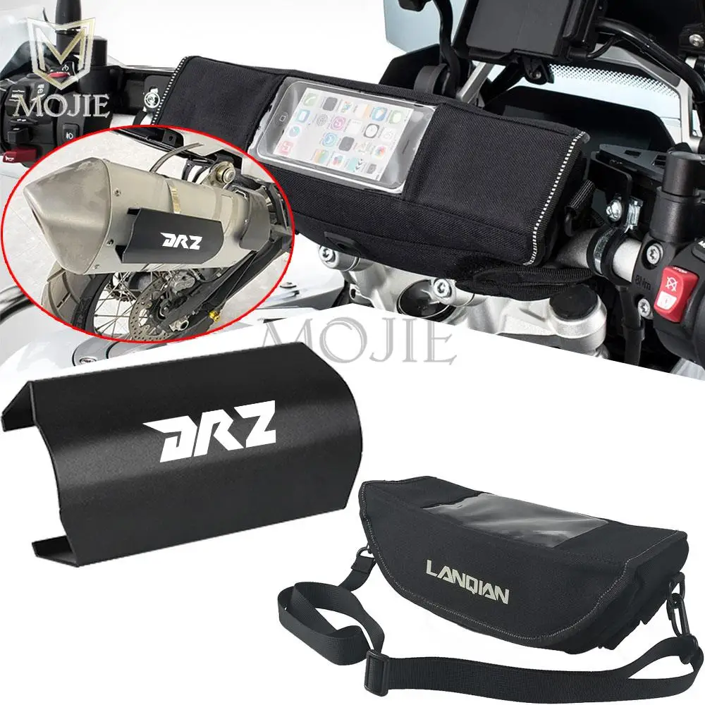 

Motorcycle Hot Springs Exhaust Heat Shield Font Handlebar Tool Box For Suzuki 250SB DJEBEL 250XC DR250R DRZ400 DRZ400S DRZ400SM
