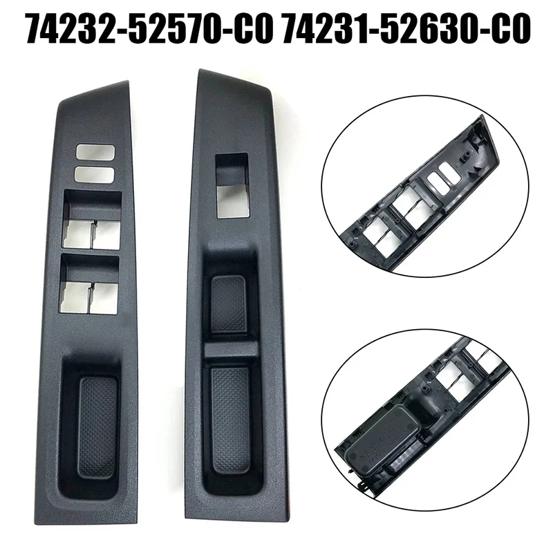 74231-52630-C0 74232-52570-C0 For Toyota Vitz 2010 2011 2012 2013 2014 Front Armrest Upper Panel Modification Accessories