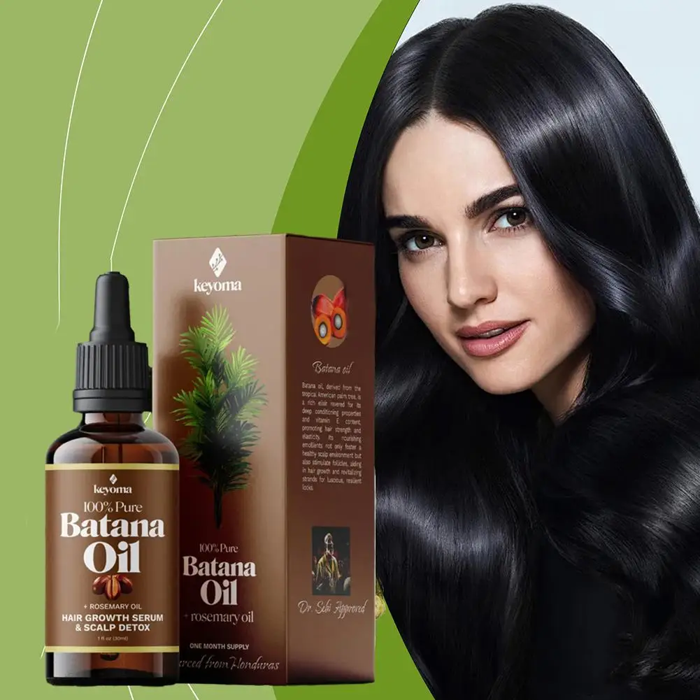 

30ml Batana Rosemary Mint Scalp Hair Strengthening Oil Essential Oils Nourishing Improve Quality Treatment Split Ends Dry Serum