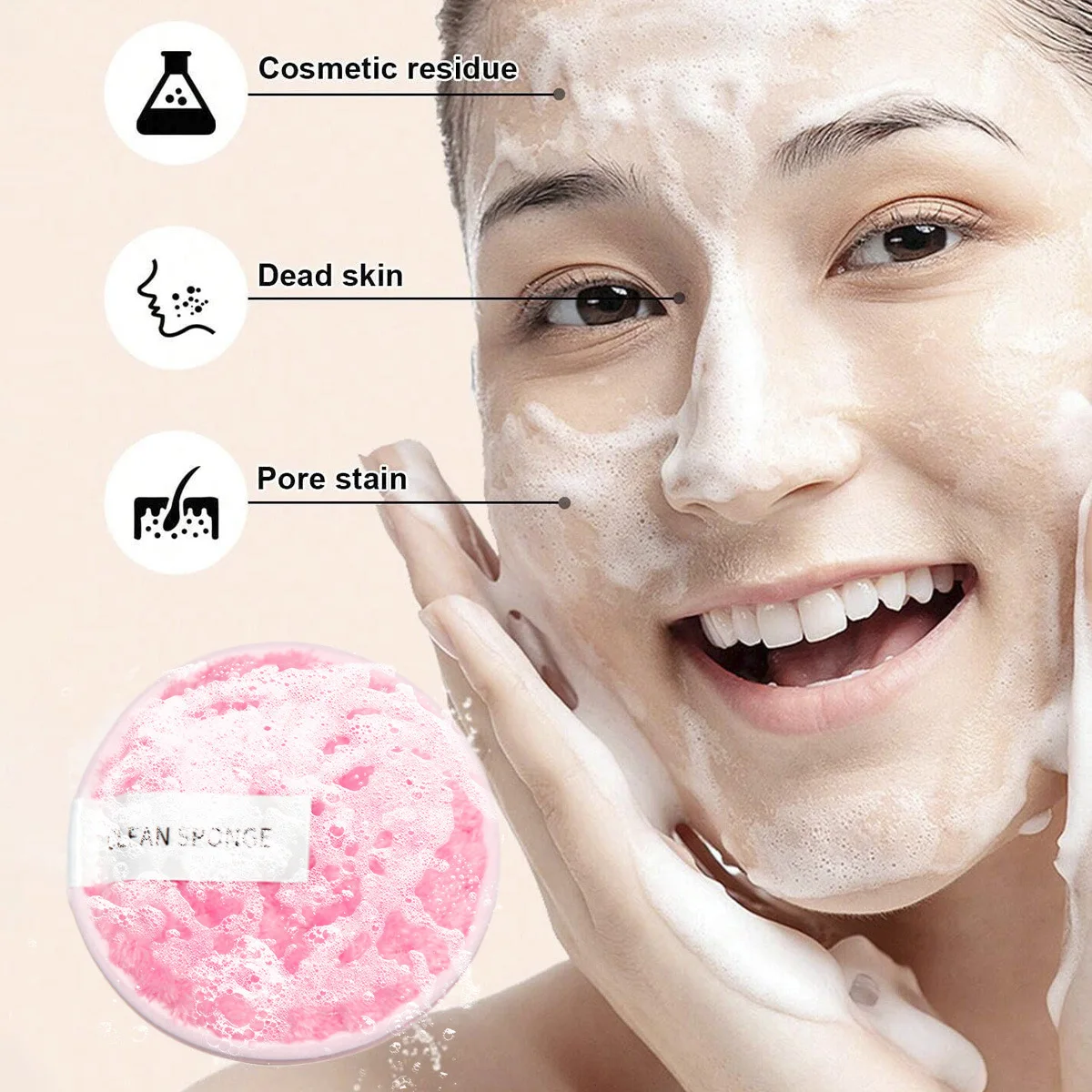 Juego de brochas de maquillaje profesional, 40 Uds., con diadema, almohadillas desmaquillantes, esponjas triangulares y licuadora de belleza, herramientas cosméticas completas